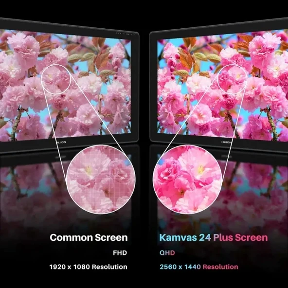 HUION Kamvas 24 Plus 2.5K QHD Grafik Çizim Tableti - 3