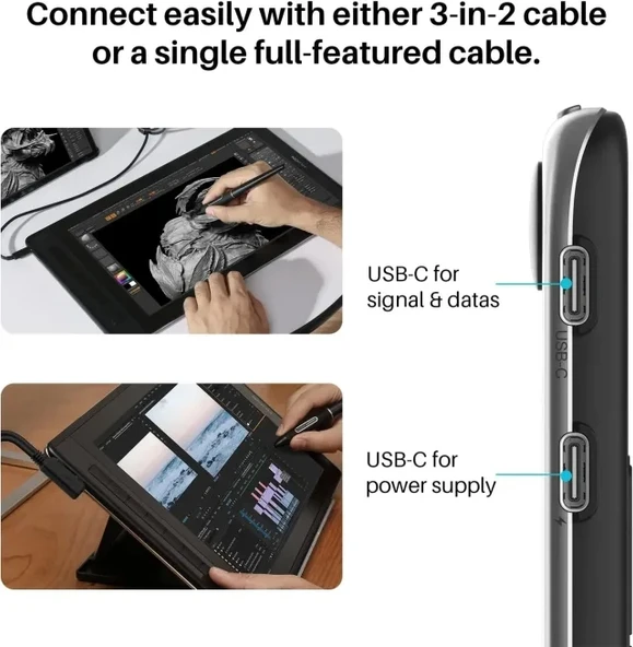 HUION KAMVAS Pro 16 2.5K QHD Çizim Tableti - 6