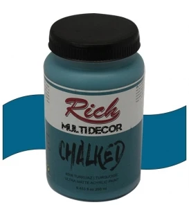 Rich Multi Decor Chalked Boya 250 Ml Turkuaz - Resim 2