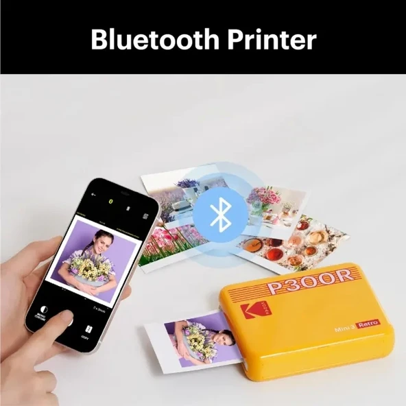 KODAK Mini 3 Retro 4PASS Taşınabilir Fotoğraf Yazıcısı - 3
