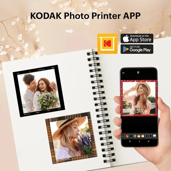 KODAK Mini 3 Retro 4PASS Taşınabilir Fotoğraf Yazıcısı - 6