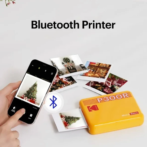 KODAK Mini 3 Retro 4PASS Taşınabilir Fotoğraf Yazıcısı - 6