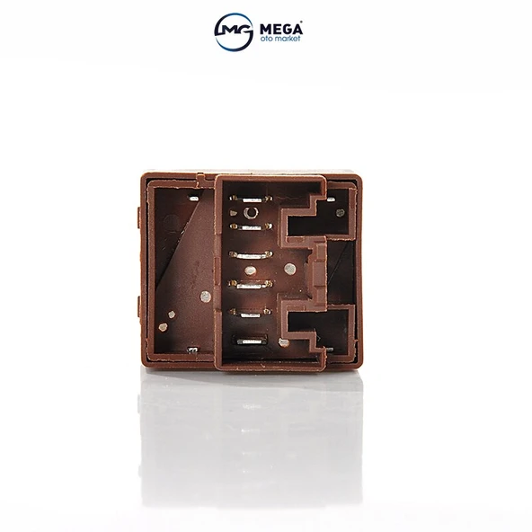 AN 0765 Mega Oto Market Çiftli Cam Düğmesi Anahtarı Doğan Slx ile uyumlu - Resim 3