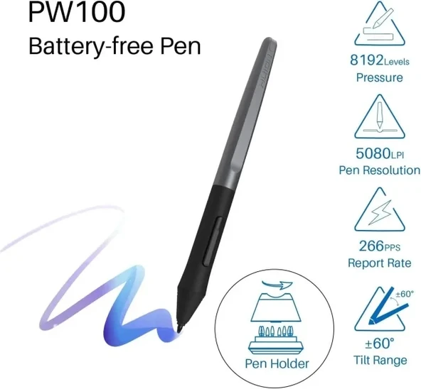 HUION Inspiroy H640P Grafik Tableti - 4
