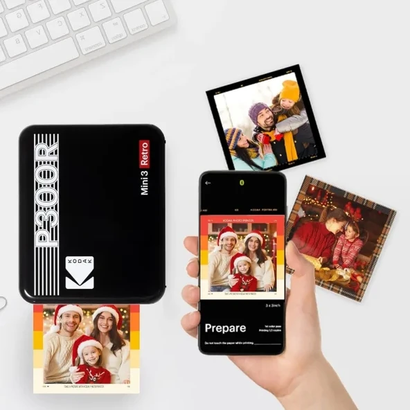 KODAK Mini 3 Retro 4PASS Taşınabilir Fotoğraf Yazıcısı - 5