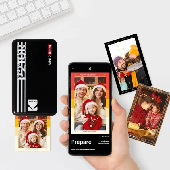 KODAK Mini 3 Retro 4PASS Taşınabilir Fotoğraf Yazıcısı - 7