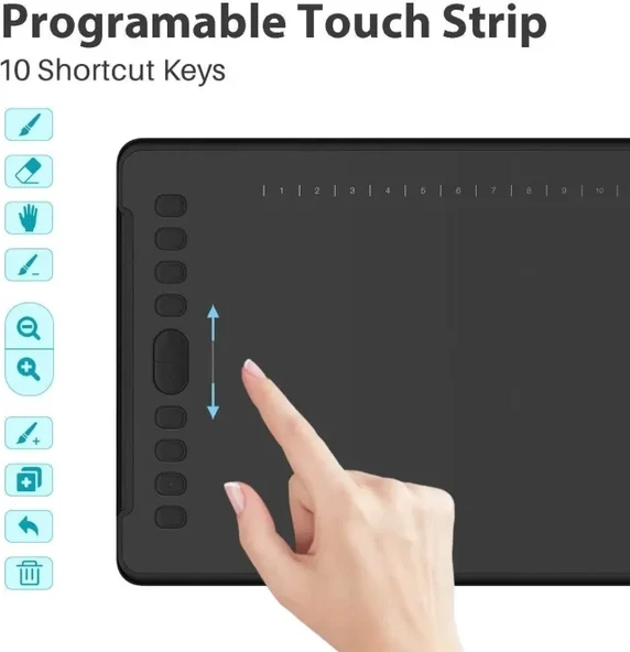 HUION Inspiroy H1161 Grafik Çizim Tabletleri - 7