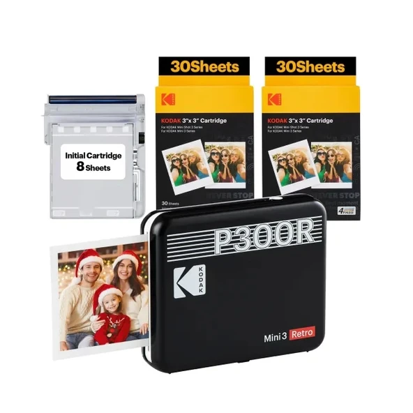 KODAK Mini 3 Retro 4PASS Taşınabilir Fotoğraf Yazıcısı - 9