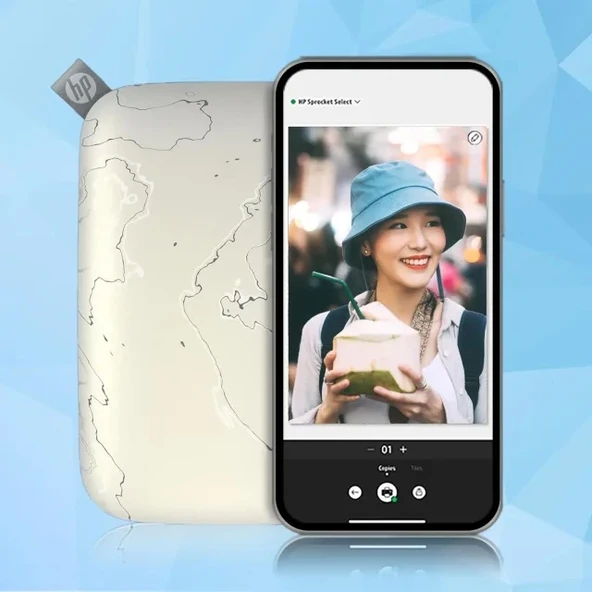 HP Sprocket Taşınabilir 2x3" Anında Fotoğraf Yazıcısı - 3