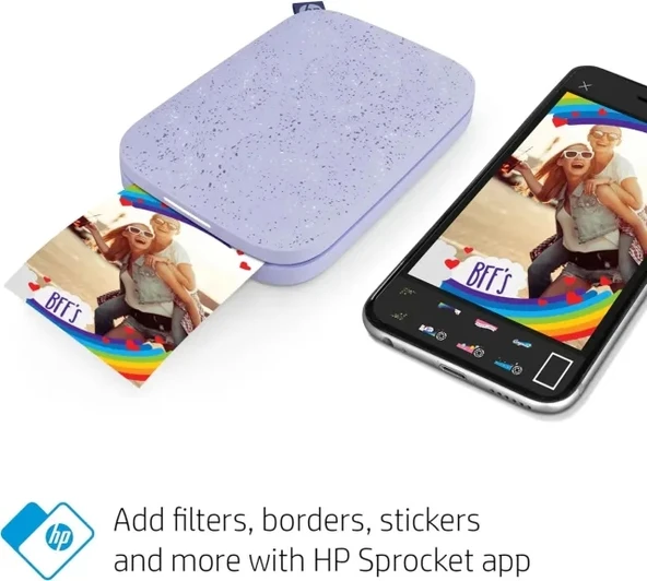 HP Sprocket Taşınabilir 2x3" Anında Fotoğraf Yazıcısı - 2