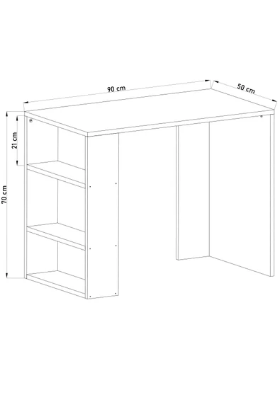 Legolas Raflı Çalışma Masası Bilgisayar Masası - Resim 10