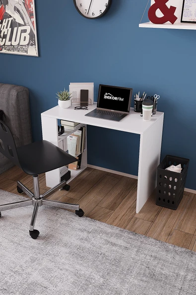 Legolas Raflı Çalışma Masası Bilgisayar Masası - Resim 3