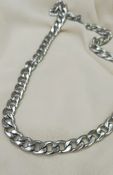Kolye Çelik 316 L Paslanmaz Çelik Zincir Unisex - 5