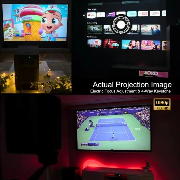 AAXA Technologies Pro Sürümü Premium Projektör HDR 5G - 6