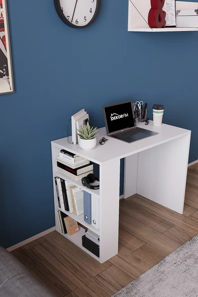 Legolas Raflı Çalışma Masası Bilgisayar Masası - Resim 2