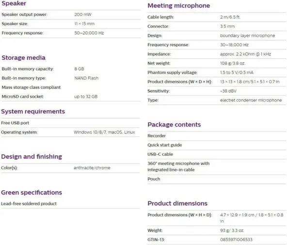 PHILIPS DVT8110 Ses Tracer Dijital - 5