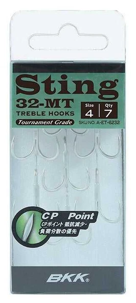 BKK Sting-32 MT Üçlü Olta İğnesi  10 7 Pcs