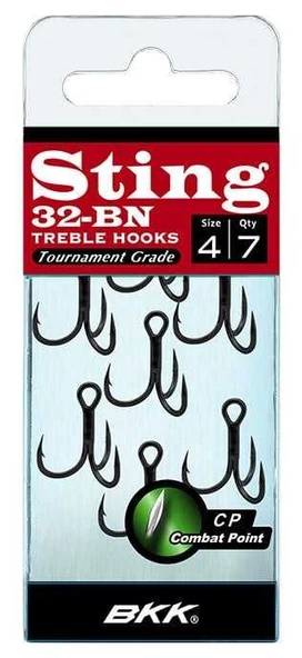 BKK Sting-32 BN Üçlü Olta İğnesi  10