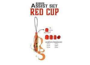 Fujin Rubber Assist Set Red Cup Aksesuar  0.7cm