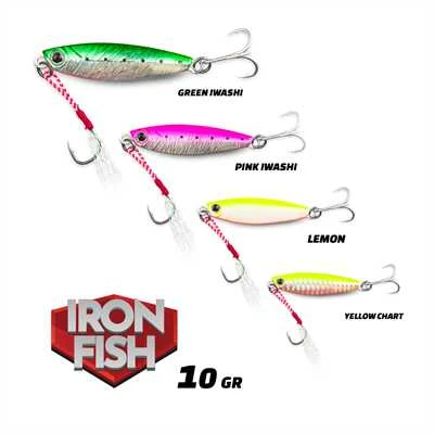 Fujin Iron Fish 10gr 50mm Jig Yem  GREEN IWASHI
