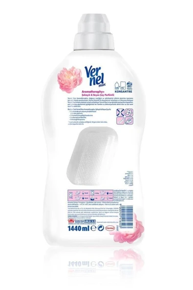 Vernel Max Konsantre Çamaşır Yumuşatıcısı 1440ml (60 Yıkama) Şakayık - 5