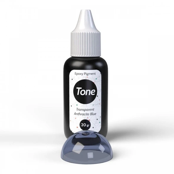Tone Transparent Anthracite Blue Epoksi Renk Pigmenti 20 ml