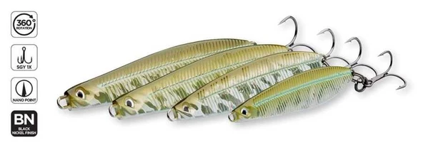 Savage gear Seeker Isp 102mm 28g Sahte Balık  01-Green Silver - 3