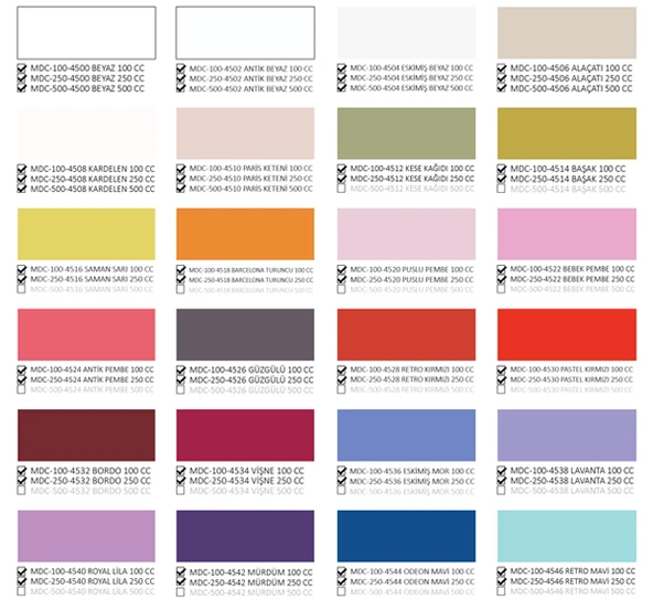 Rich Multi Decor Chalked Boya 250 ml Mürdüm 4542 - Resim 4