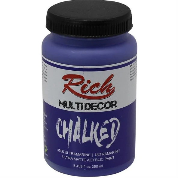 Rich Multi Decor Chalked Boya 250 ml Ultramarine 4556 ürün görseli 1