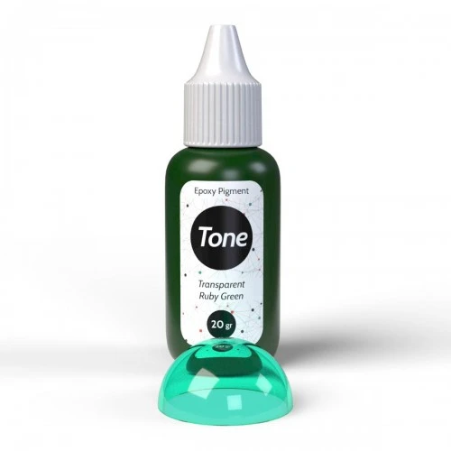 Tone Transparent Ruby Green Epoksi Renk Pigmenti 20 ml