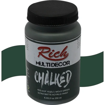 Rich Multi Decor Chalked Boya 250 Ml Küf Yeşili 4570 - Resim 3
