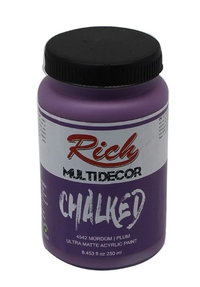 Rich Multi Decor Chalked Boya 250 ml Mürdüm 4542 ürün görseli 1