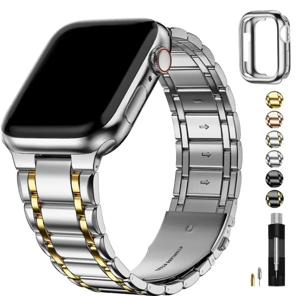 Fullmosa Metal Bantlarla Uyumlu Apple Watch Kordon - 3
