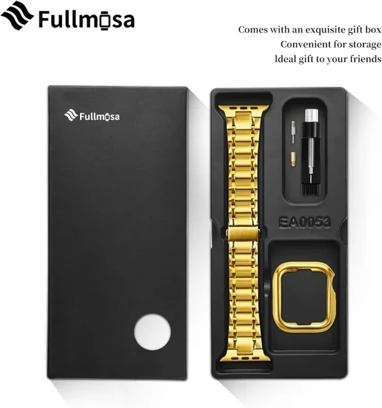 Fullmosa Metal Bantlarla Uyumlu Apple Watch Kordon - 5