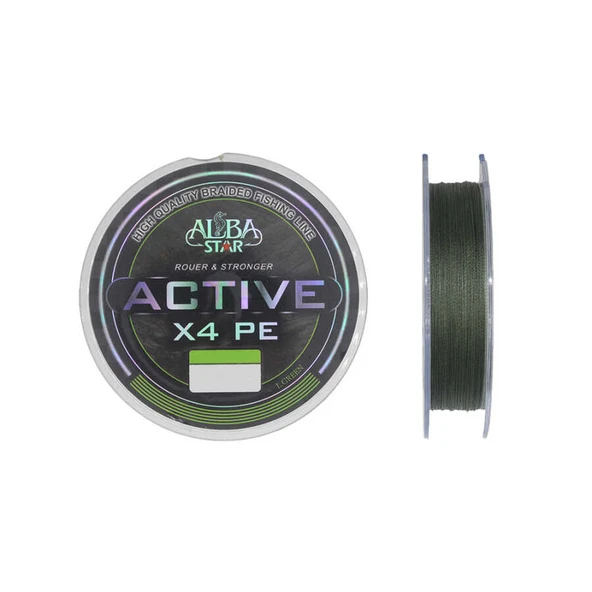 Albastar Active 4x İp Misina  L.GREEN 0.10MM - 150M - 6.7KG ürün görseli 1