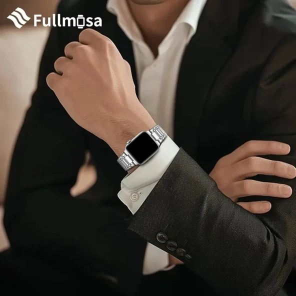Fullmosa Metal Bantlarla Uyumlu Apple Watch Kordon - 2