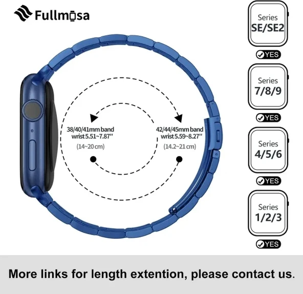Fullmosa No Tools Needed Compatible Apple Watch Kordonları - 5