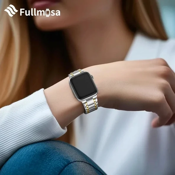 Fullmosa Metal Bantlarla Uyumlu Apple Watch Kordon - 5