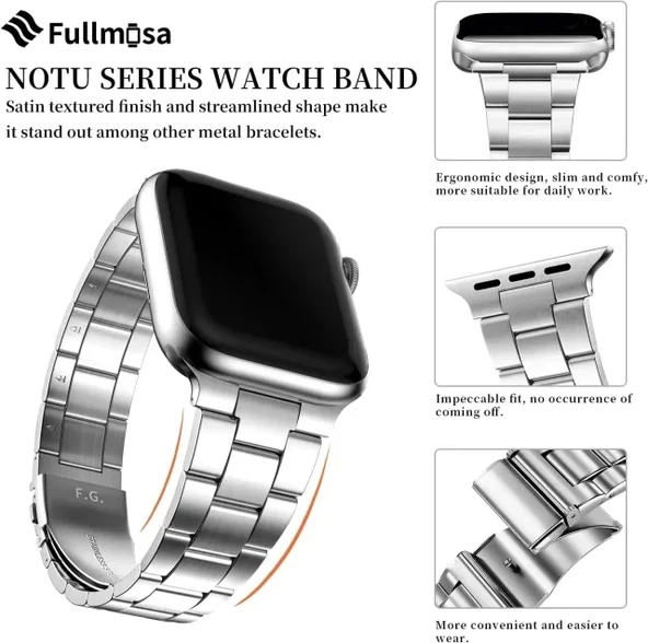 Fullmosa No Tools Needed Compatible Apple Watch Kordonları - 6