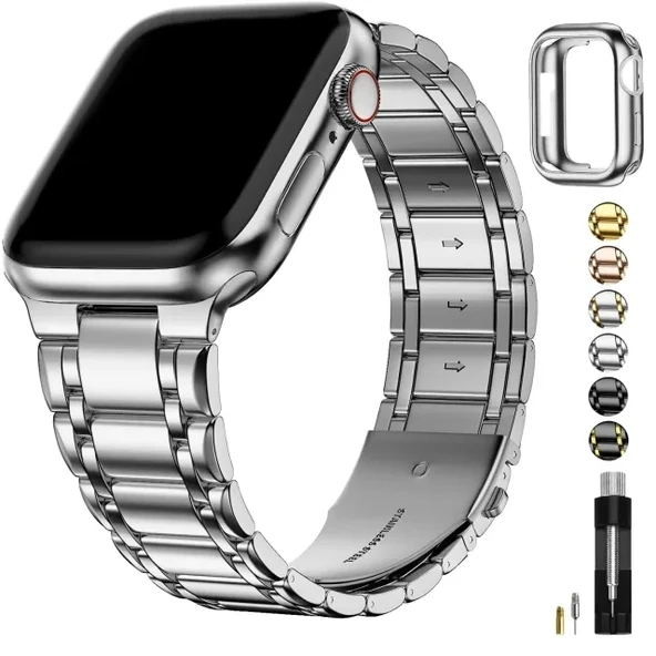 Fullmosa Metal Bantlarla Uyumlu Apple Watch Kordon