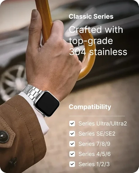 Fullmosa No Tools Needed Compatible Apple Watch Kordonları - 9