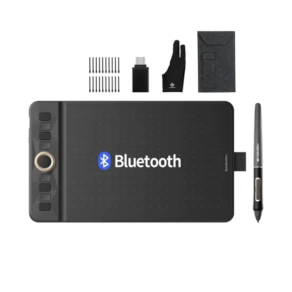 GAOMON M106K Boyama Dijital Grafik Kalem Tablet Medium Wireless