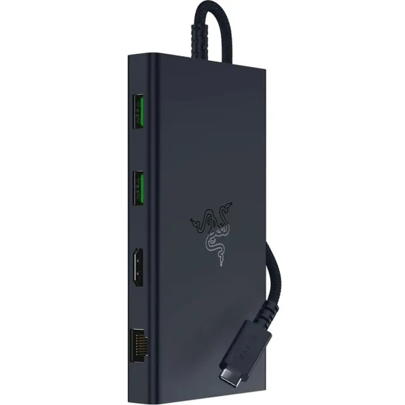 Razer USB C Dock 11 Bağlantı Noktalı Seyahat Şarj İstasyonu Black