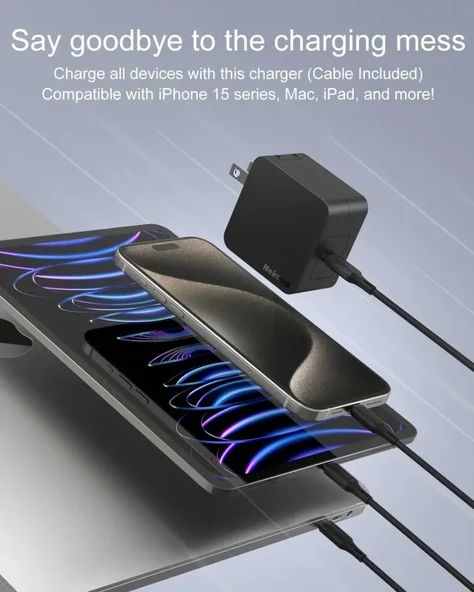 Nekteck 60W USB C Şarj Cihazı [GaN Tech] - 2