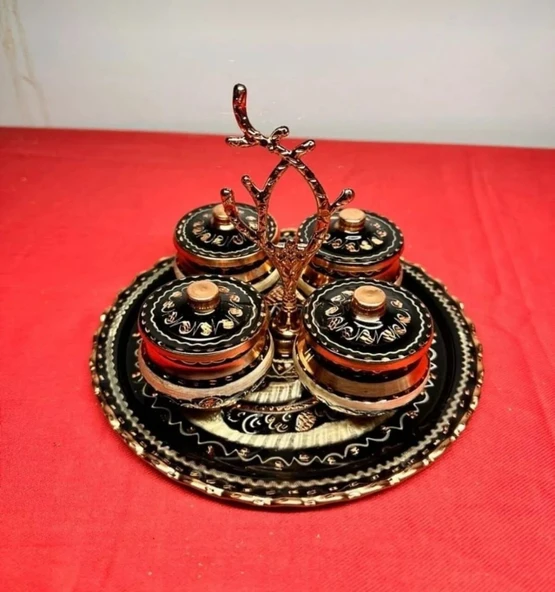 bakır 4lü baharatlık 2