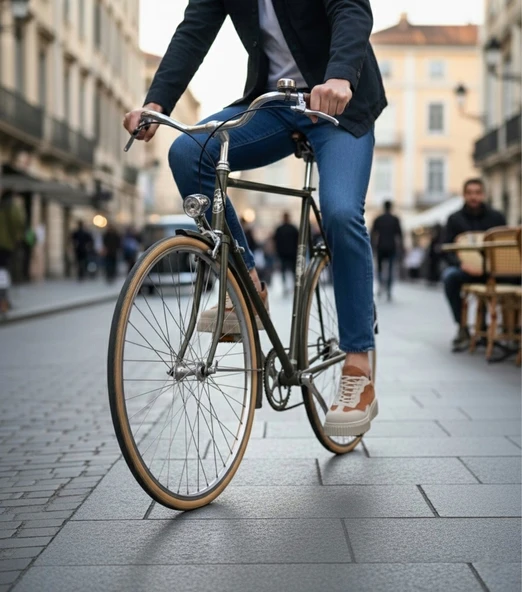 Pabucmarketi Bağcıklı Erkek Günlük Ayakkabı TABA SÜET - Resim 4