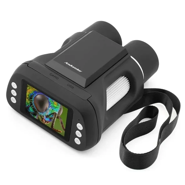Andonstar AD122 Taşınabilir Mikroskop ve Teleskop Black