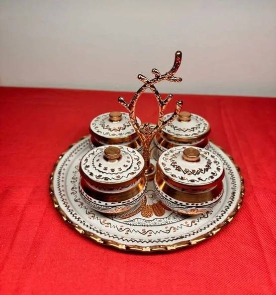 bakır 4lü baharatlık 3