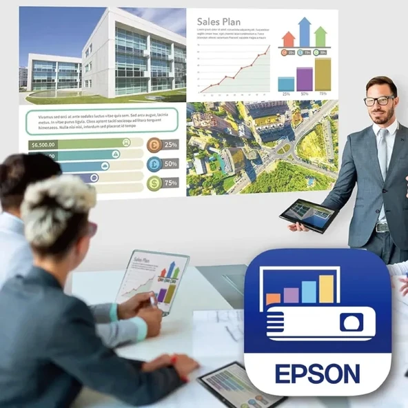 Epson, EPSV11H983020, PowerLite W49 3LCD WXGA Sınıf Projektörü - 8