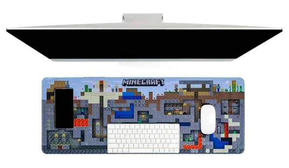 Paladone Minecraft Madencilik Dünyası Büyük Oyun Mouse Pad'i